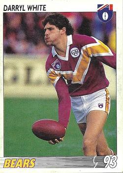 1993 Select AFL #174 Darryl White Front